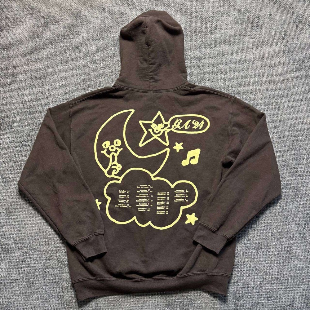 Gracie Abrams The Secret of Us Eras Tour Hoodie Womens Medium Brown Graphic 2024